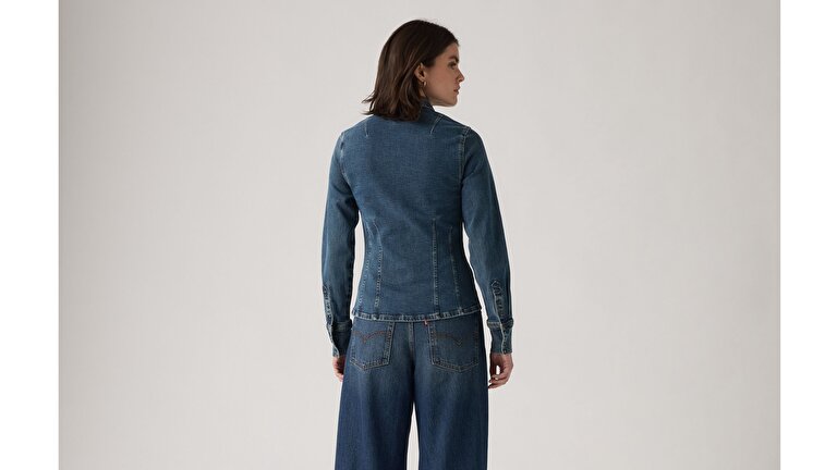 Long Sleeve Shaped Gömlek