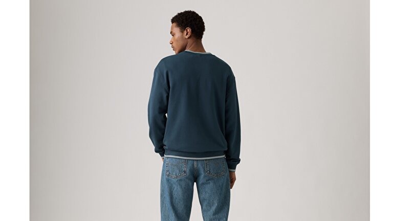 Tipped Graphic Sweatshirt