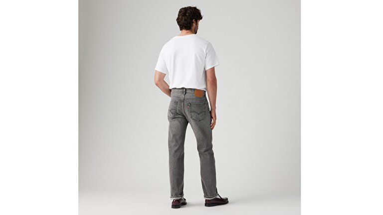 501® Original Selvedge Erkek Jean Pantolon - Black Ash Selv