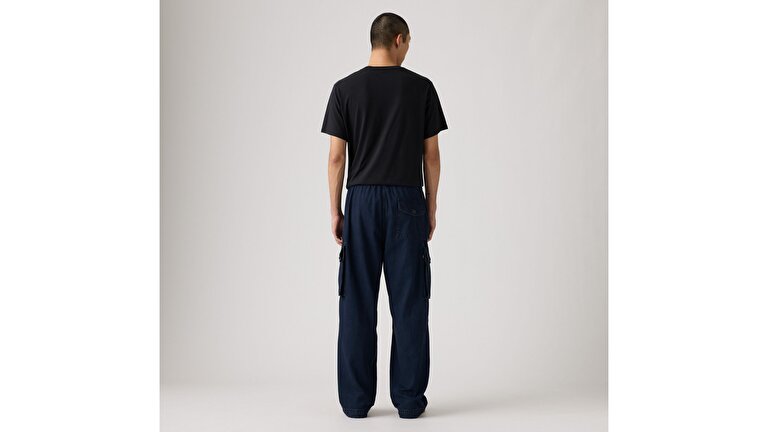 Baggy Field Cargo Denim Erkek Pantolon - Ink Smudge