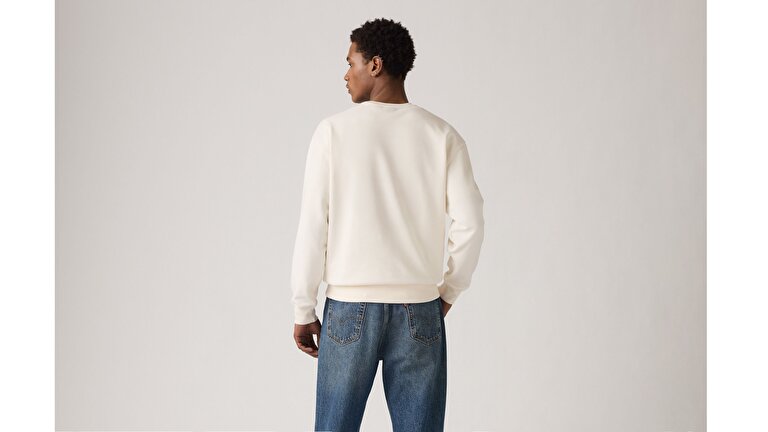 Relaxed Graphic Crewneck Sweatshirt