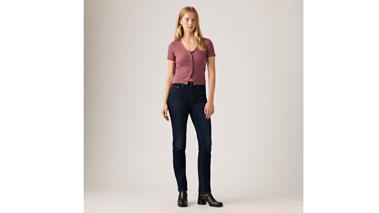724™ High Rise Straight Kadın Jean Pantolon - Face Away