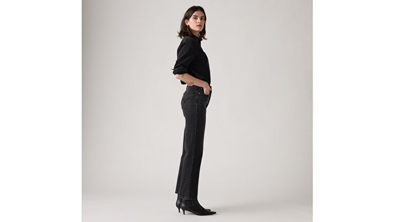 Ribcage Straight Ankle Kadın Jean Pantolon - Loom About