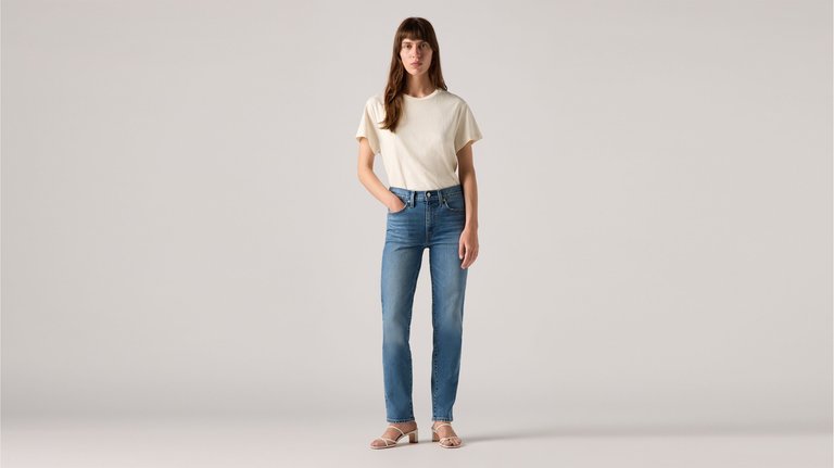 724™ High Rise Straight Kadın Jean Pantolon - Kick Start