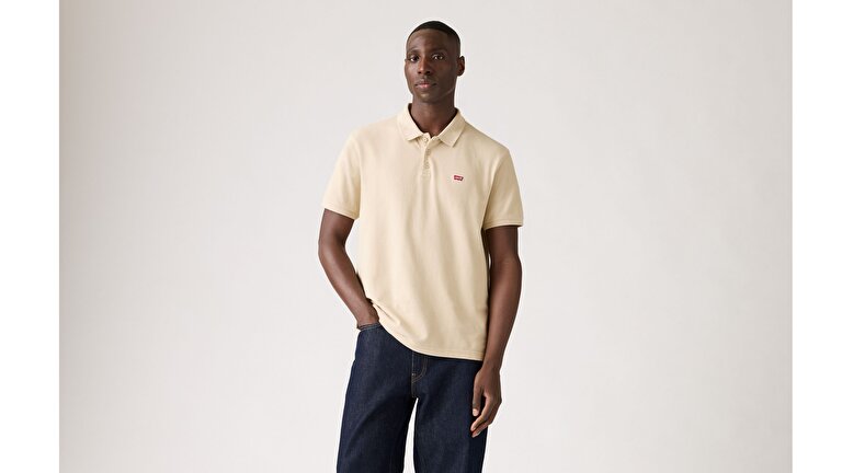LEVIS HM POLO SAHARA KHAKI PIQUE