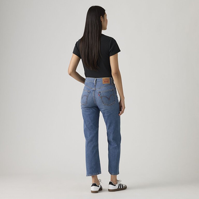 Ribcage Straight Ankle Kadın Jean Pantolon - Curious Cool