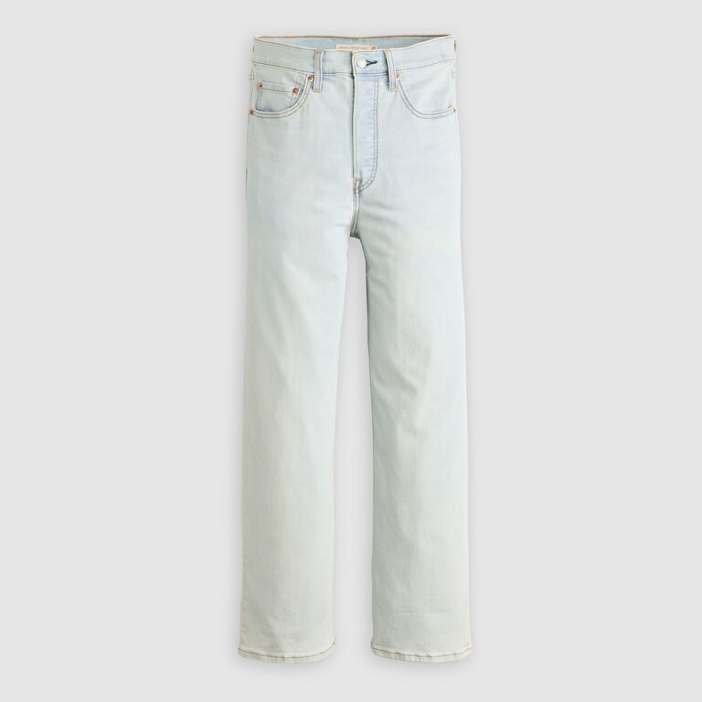 Ribcage Straight Ankle Lightweight Kadın Jean Pantolon - Basking Cool