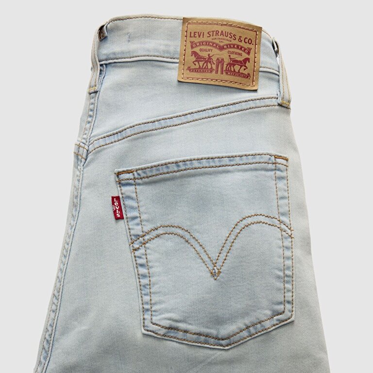 Ribcage Straight Ankle Lightweight Kadın Jean Pantolon - Basking Cool