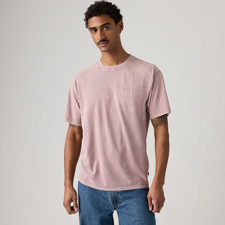 Red Tab™ Vintage Bisiklet Yaka Tişört