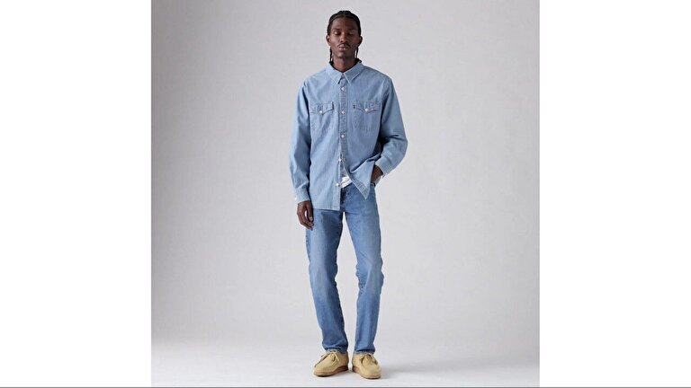 502™ Taper Selvedge Erkek Jean Pantolon - Moonlit Shadows Selvedge