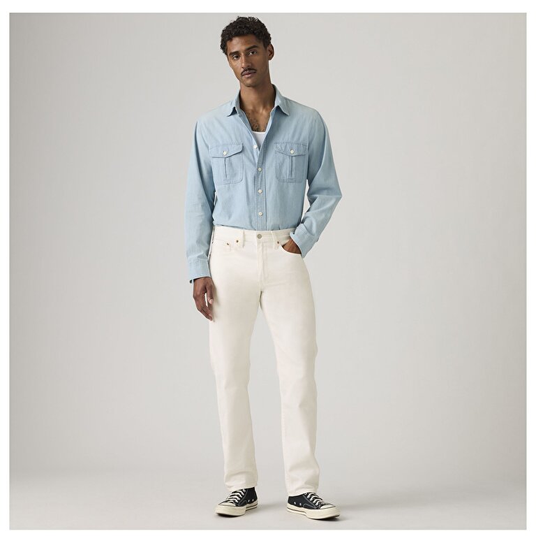 502™ Taper Erkek Jean Pantolon - White Paper