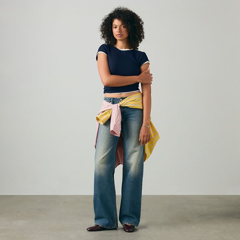 Low Loose Kadın Jean Pantolon - Counting Bills