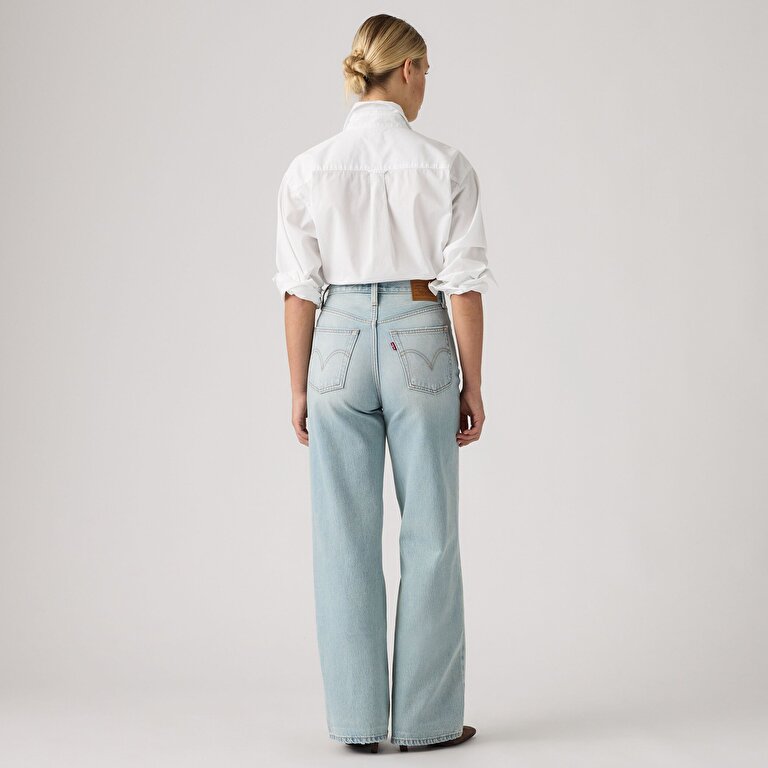 Ribcage Wide Leg Kadın Jean Pantolon - Set Up