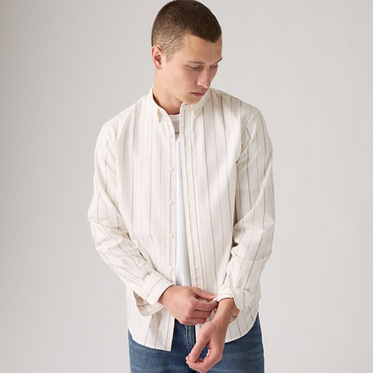 Authentic Button-Down Beyaz Gömlek