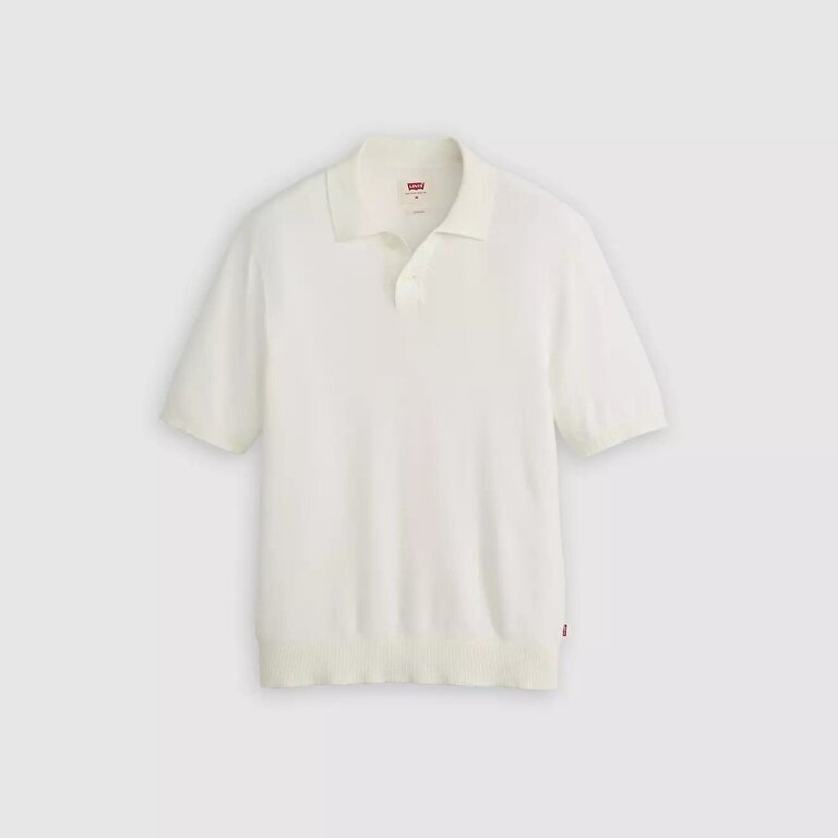 Sweater Cotton Linen Knit Polo