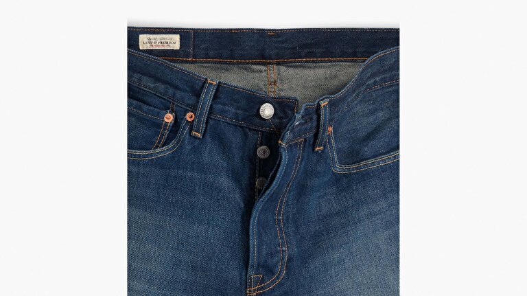 501® Levi's® Original Erkek Jean Pantolon - Low Tides Blue