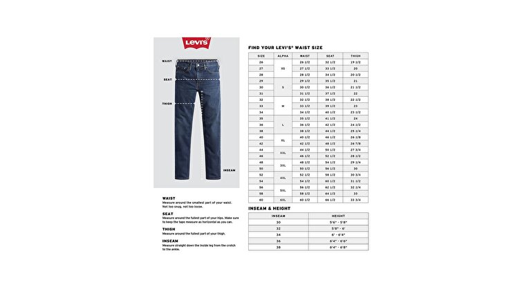 501® Original Erkek Jean Pantolon - Unleaded