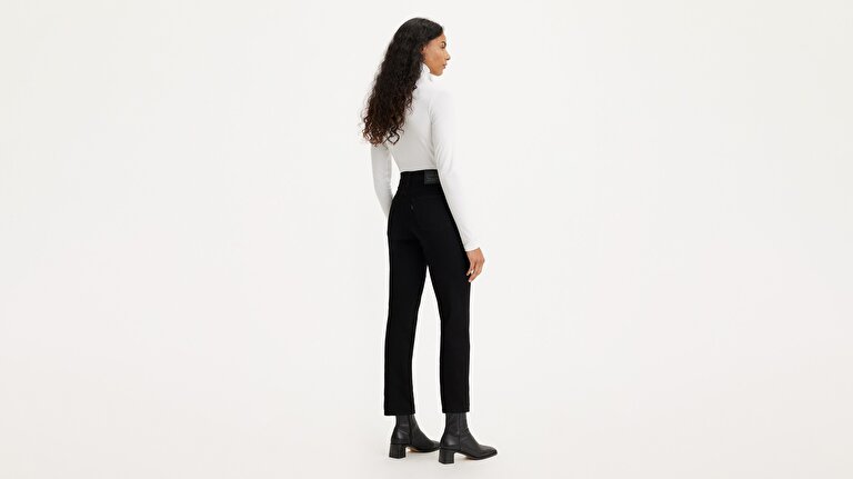 724 High Rise Straight Crop Kadın Jean Pantolon