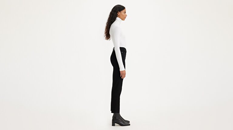 724 High Rise Straight Crop Kadın Jean Pantolon