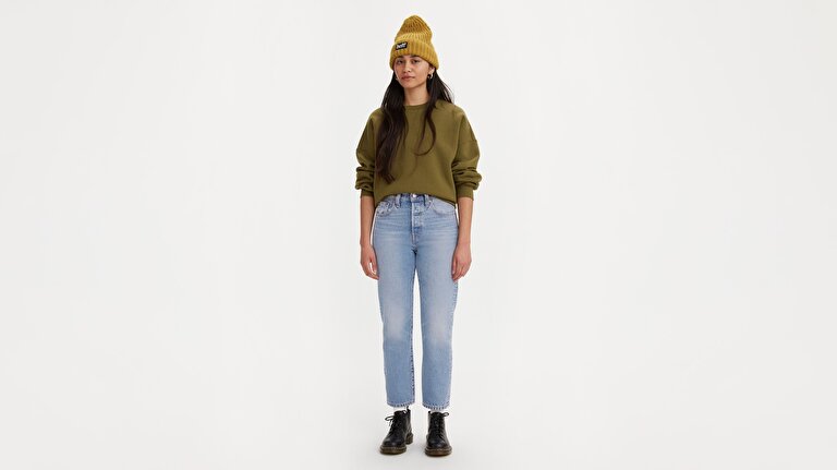 501® Crop Kadın Jean Pantolon - Oxnard Athens Pushed