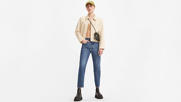 501® Levi's® Crop Kadın Jean Pantolon - Troy Horse