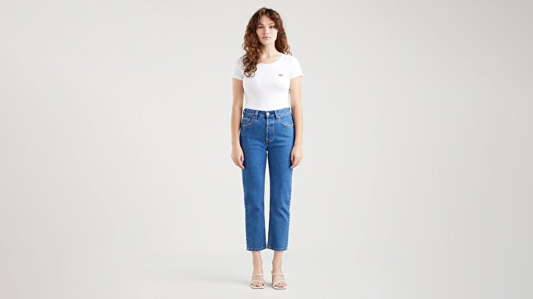 501® Crop Kadın Jean Pantolon - Jazz Pop