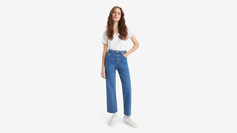 Ribcage Straight Kadın Jean Pantolon - Jazz Pop 124703 | Levi's TR