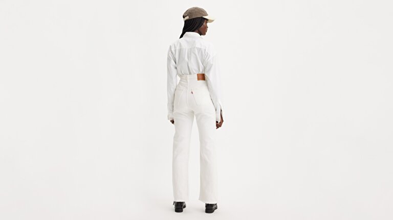 Ribcage Straight Ankle Kadın Jean Pantolon - Cloud Over