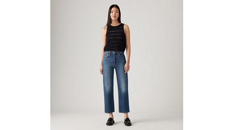 Ribcage Straight Ankle Kadın Jean Pantolon - My Honor No