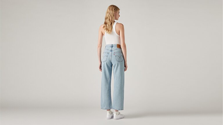 Ribcage Straight Ankle Kadın Jean Pantolon - Middle Road