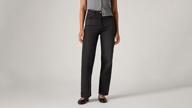 Ribcage Straight Ankle Kadın Jean Pantolon