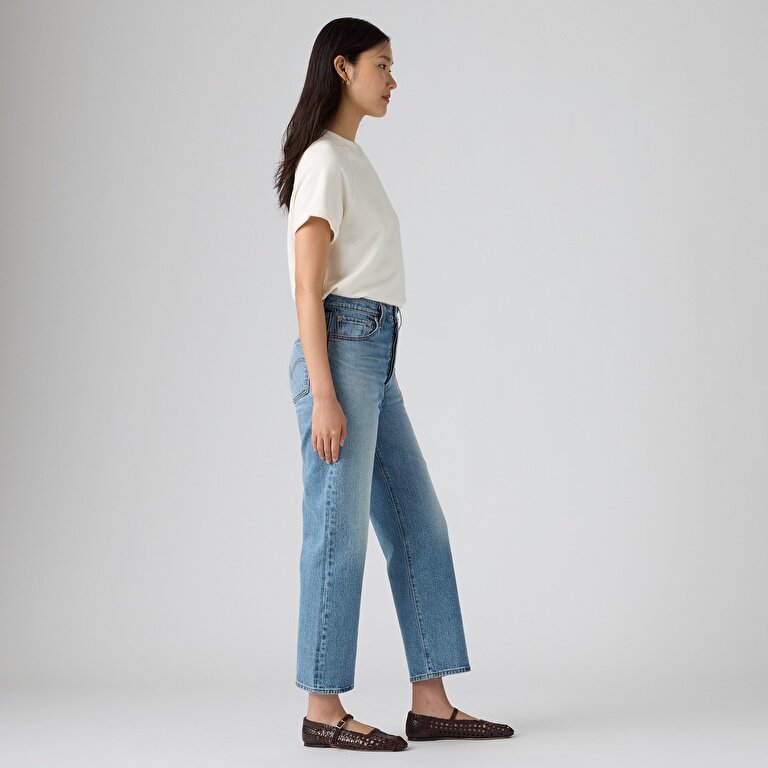 Ribcage Straight Ankle Kadın Jean Pantolon - Should Be Easy