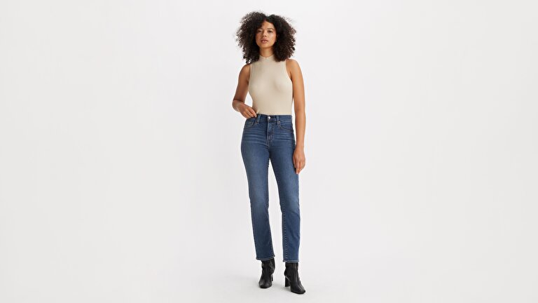 724™ High Rise Straight Kadın Jean Pantolon