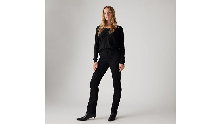 724™ High Rise Straight Kadın Jean Pantolon - Midnight Gaze