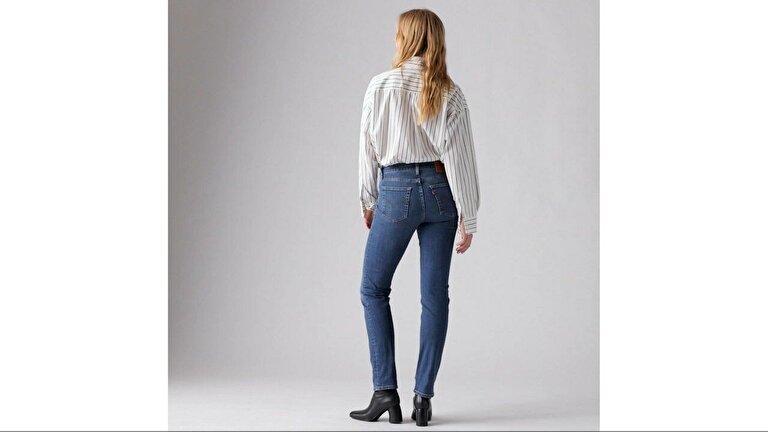 724™ High Rise Straight Lightweight Kadın Jean Pantolon - What Else Cool