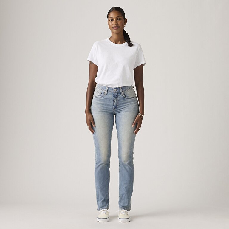 724™ High Rise Straight Lightweight Kadın Jean Pantolon - Slipped In Cool