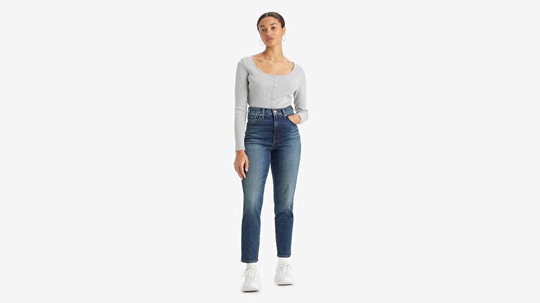 High Waist Mom Kadın Jean Pantolon - Moving Target