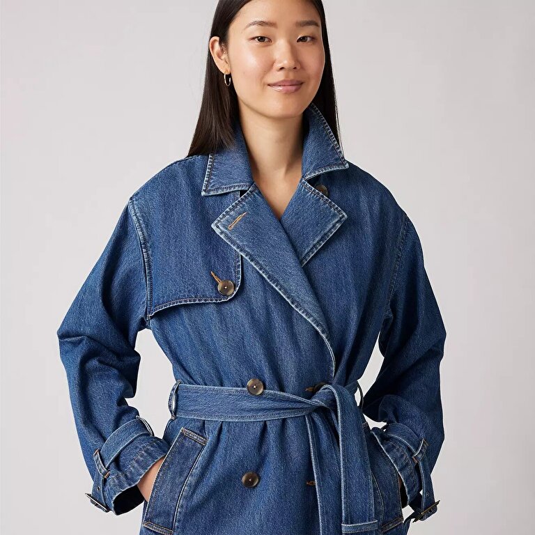 Spade Denim Trençkot