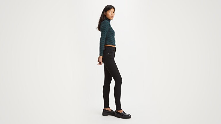 Mile High Super Skinny Kadın Jean Pantolon - Black Celestial