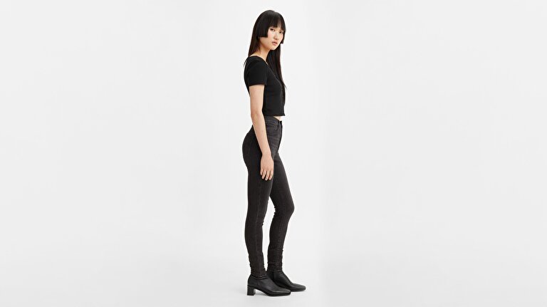 Mile High Super Skinny Kadın Jean Pantolon - Black Ground