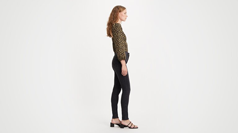 Mile High Super Skinny Kadın Jean Pantolon - Black Ground