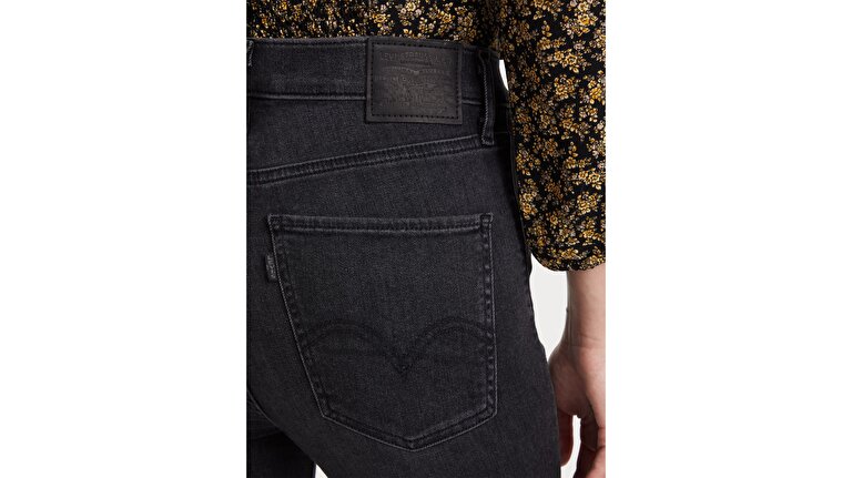 Mile High Super Skinny Kadın Jean Pantolon - Black Ground