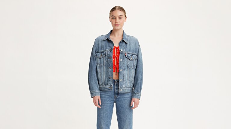 '90s Trucker Jean Ceket