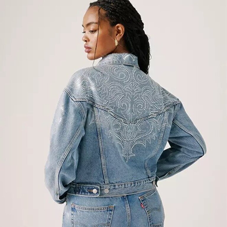Shrunken '90s TruckerJean Ceket
